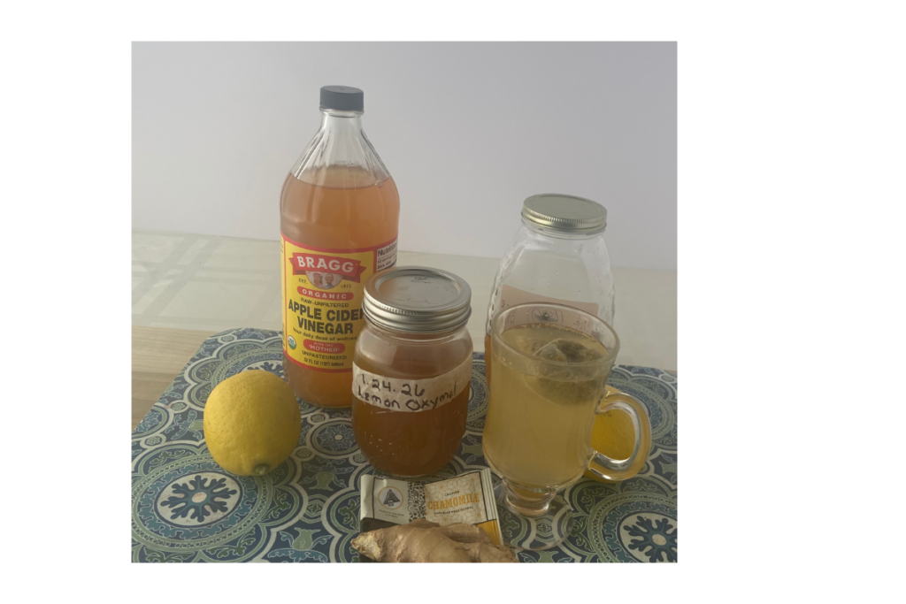 Two tablespoons of vinegar or vinegar oxymel diluted in tea or water can control sugar spikes.
