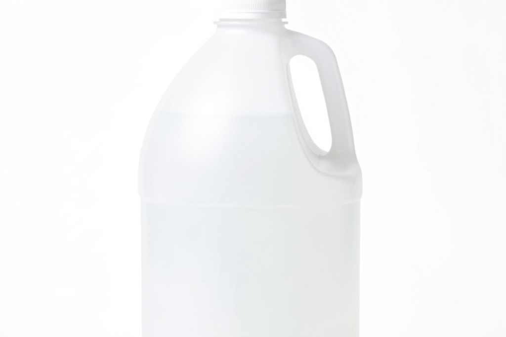 Jug of basic distilled white vinegar.