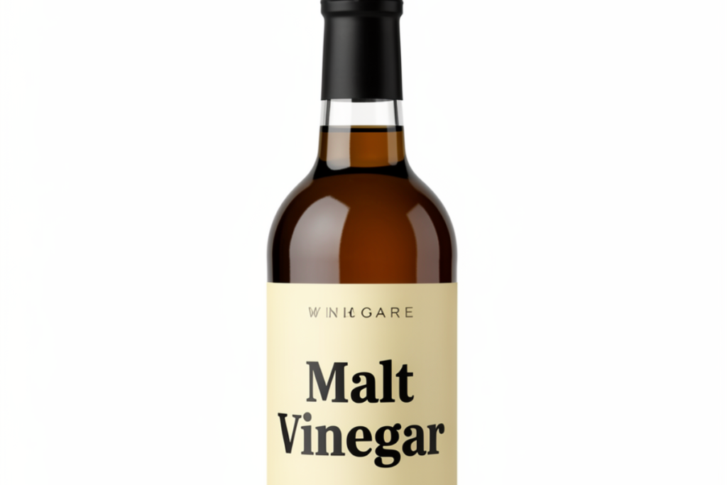 Bottle of malt vinegar