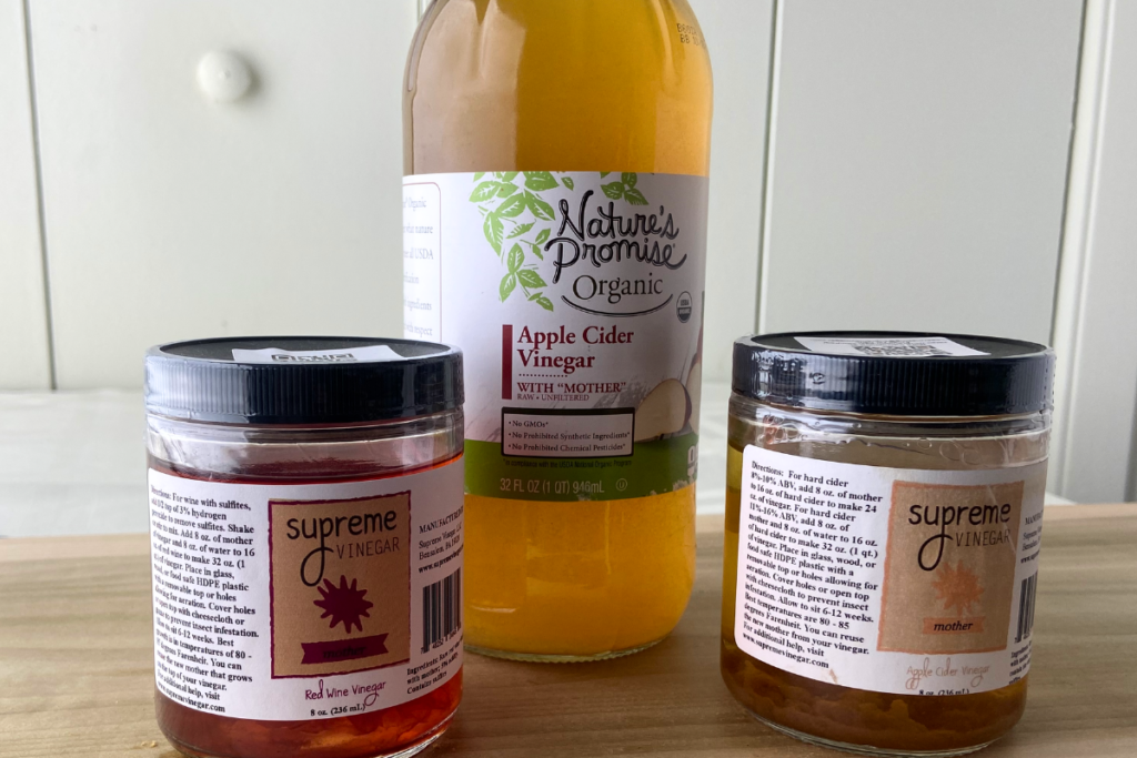 Jarred red wine vinegar 